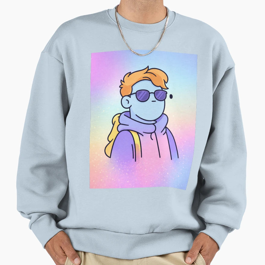 Nfcs Pastel Digital Character Sweatshirt - Trendy Graphic Unisex - T-Shirt, Sweatshirt, Hoodie