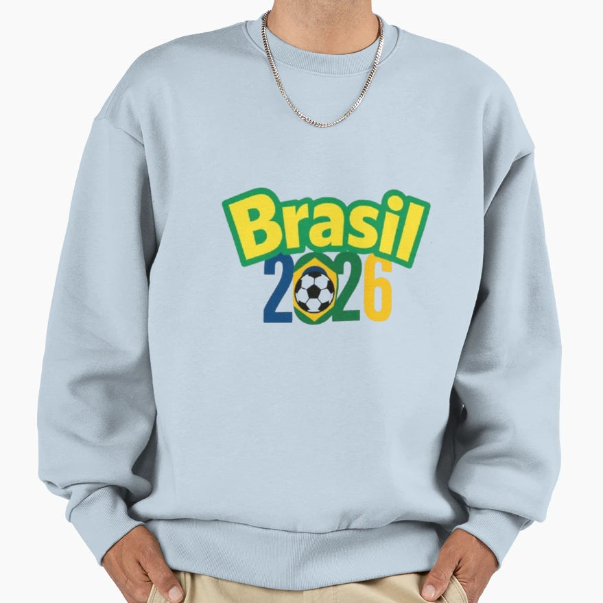 Brasil 2026 Football Mission Road To T-Shirt - Trendy Graphic Men Women - T-Shirt, Sweatshirt, Hoodie