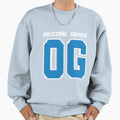 Blue Og Original Gamer Sweatshirt - Graphic Print for Adults - T-Shirt, Sweatshirt, Hoodie