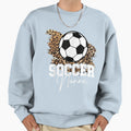 Soccer Nonna Leopard Heart Funny T-Shirt - Graphic Print Men Women - T-Shirt, Sweatshirt, Hoodie