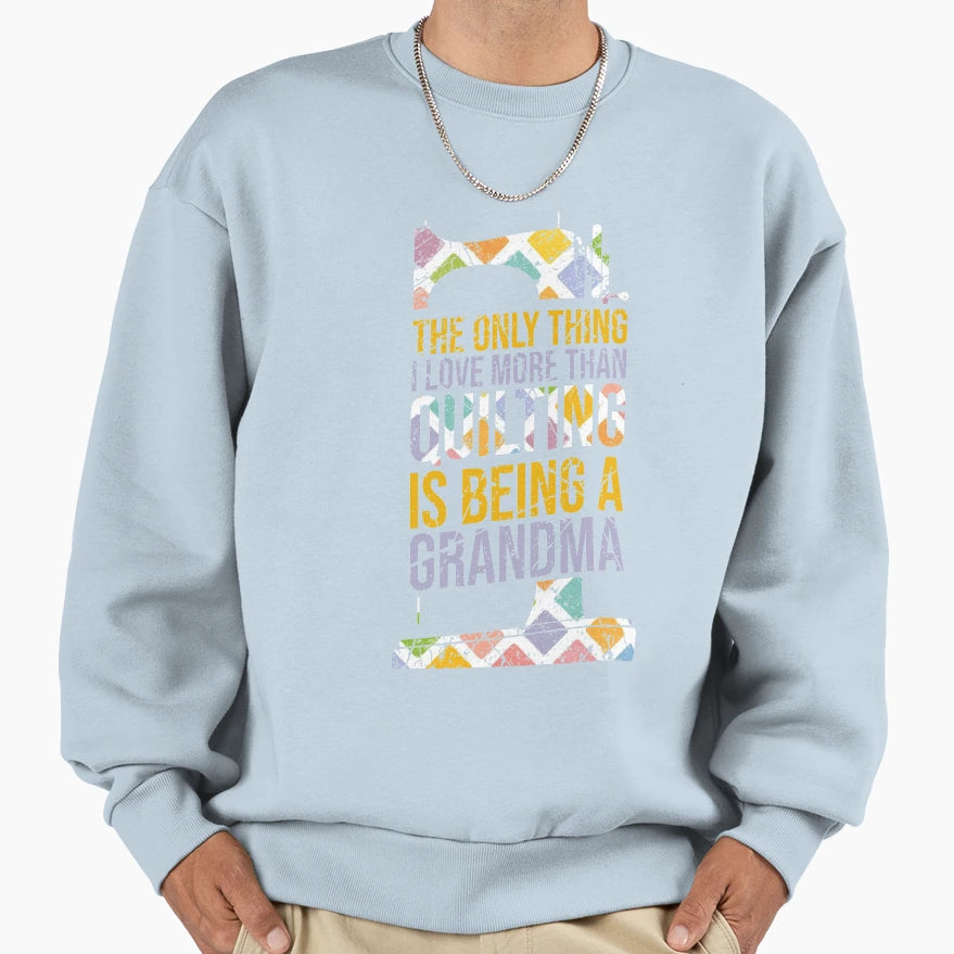 Knitting Grandma Womens Knitting Sweatshirt - Aesthetic Graphic for Adults - T-Shirt, Sweatshirt, Hoodie