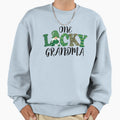 One Lucky Grandma St Patricks Day Sweatshirt - Casual Everyday Wear Unisex - T-Shirt, Sweatshirt, Hoodie