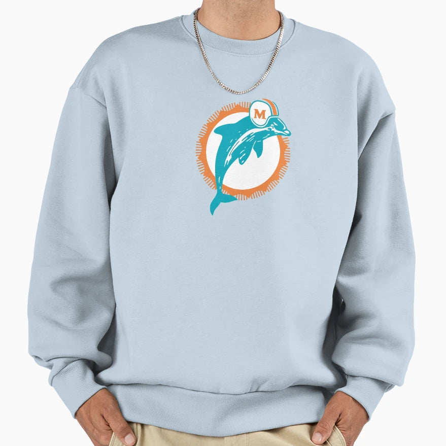 Dolph Miami Sweatshirt - Fun Novelty Design for Adults - T-Shirt, Sweatshirt, Hoodie