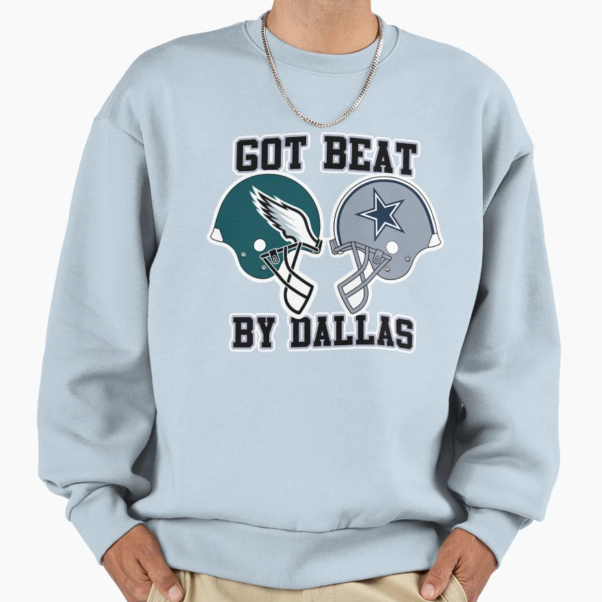 Funny Got Beat Sweatshirt - Streetwear Style for Adults - T-Shirt, Sweatshirt, Hoodie