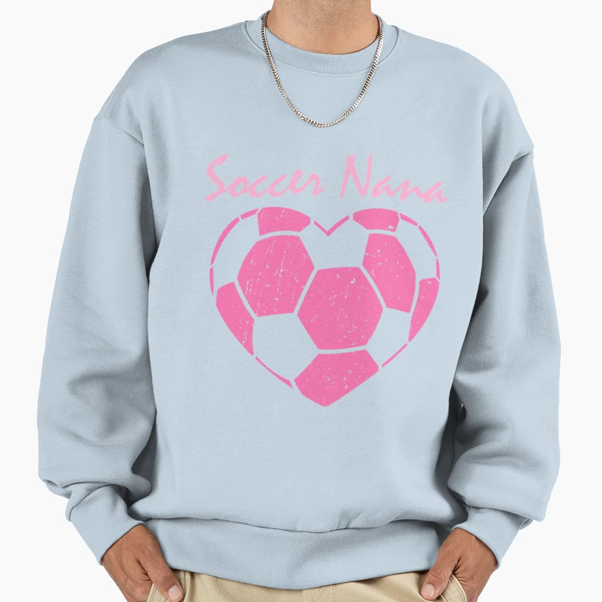 Soccer Nana Adorable Soccer Grandma T-Shirt - Unique Graphic Men Women - T-Shirt, Sweatshirt, Hoodie