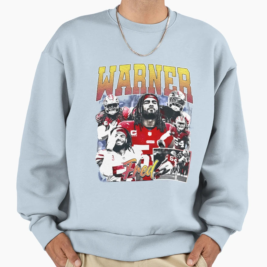 FW San Francisco Football Sweatshirt - Trendy Graphic Men Women - T-Shirt, Sweatshirt, Hoodie