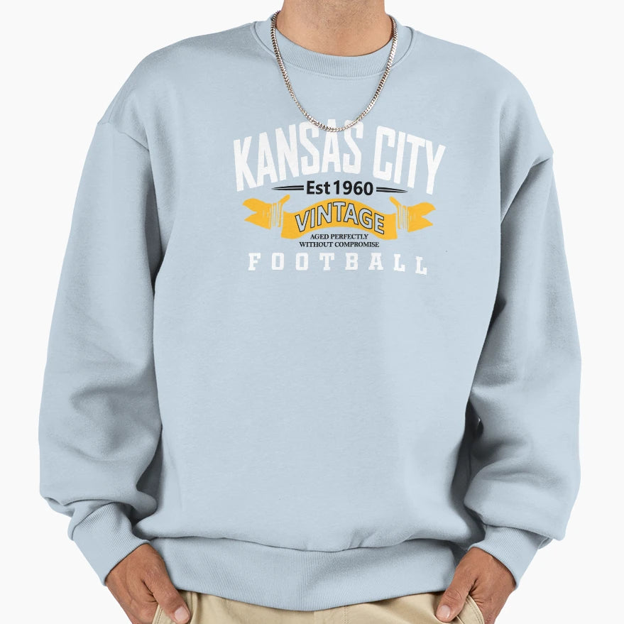 Kansas City Pro Football 1960 Sweatshirt - Casual Everyday Wear Men Women - T-Shirt, Sweatshirt, Hoodie