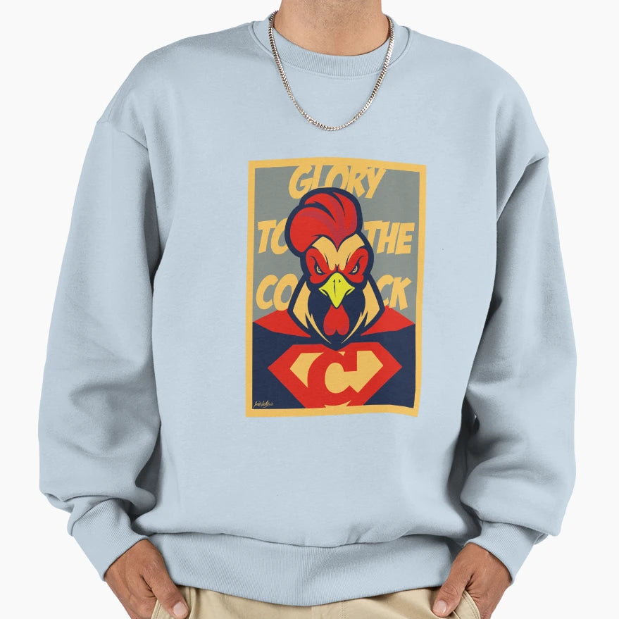 Super Rooster Sweatshirt - Streetwear Style Unisex - T-Shirt, Sweatshirt, Hoodie