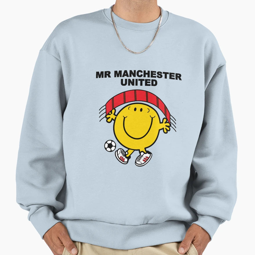 Mr Manchester Utd Football Sweatshirt - Fun Novelty Design Men Women - T-Shirt, Sweatshirt, Hoodie