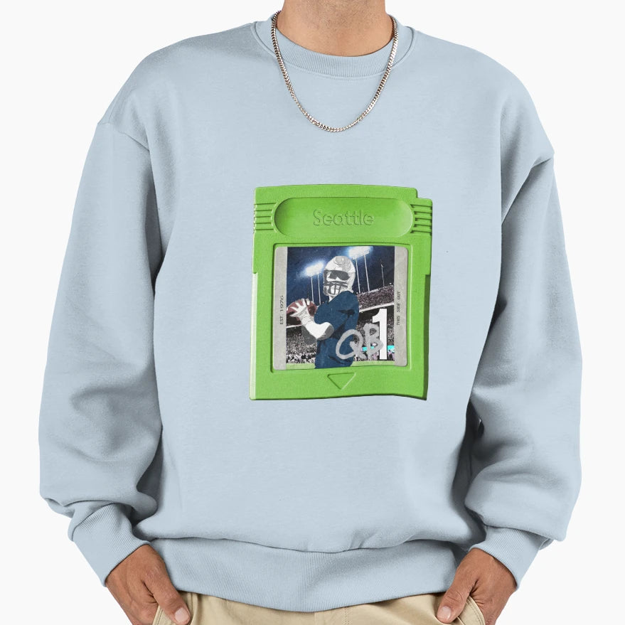 Football Seattle Sweatshirt - Custom Art Print for Adults - T-Shirt, Sweatshirt, Hoodie