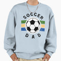 Soccer Dad Sports Dad Dad Life White Sweatshirt - Trendy Graphic Unisex - T-Shirt, Sweatshirt, Hoodie