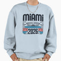 Miami 2026 Ocean Wave Football V9 T-Shirt - Streetwear Style Men Women - T-Shirt, Sweatshirt, Hoodie