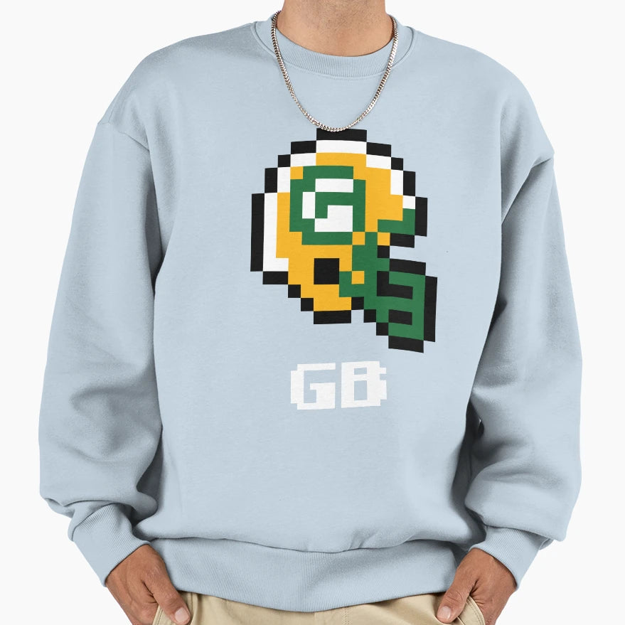 Green Bay Packers Tecmo Super Sweatshirt - Minimalist Print for Adults - T-Shirt, Sweatshirt, Hoodie