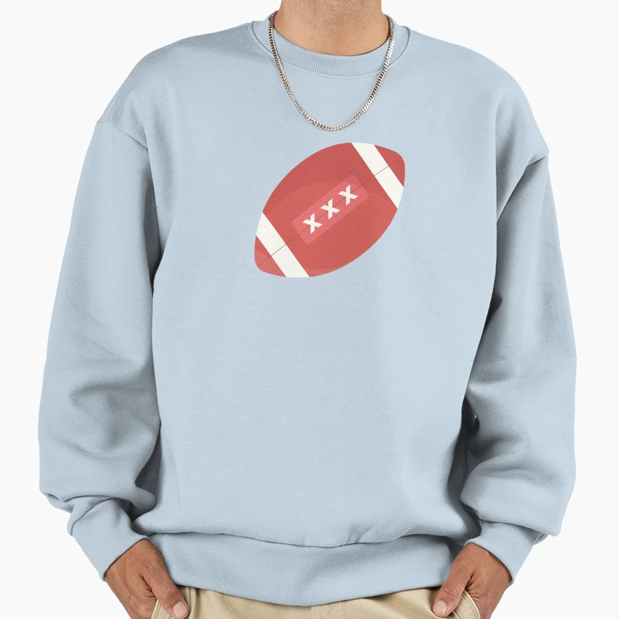 American Football Sweatshirt - Minimalist Print Men Women - T-Shirt, Sweatshirt, Hoodie