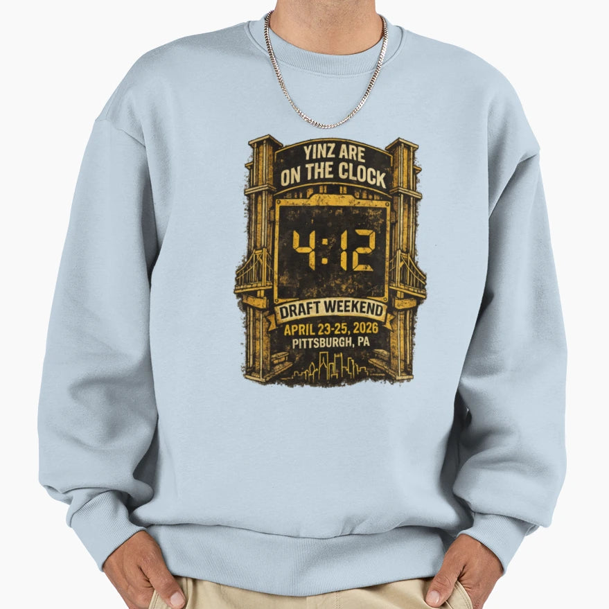 Pittsburgh Draft 2026 Sweatshirt - Novelty Apparel for Adults - T-Shirt, Sweatshirt, Hoodie