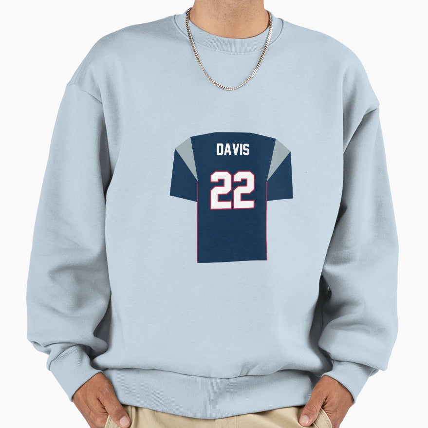 Cody Davis Patriots Jersey Sweatshirt - Aesthetic Graphic Men Women - T-Shirt, Sweatshirt, Hoodie