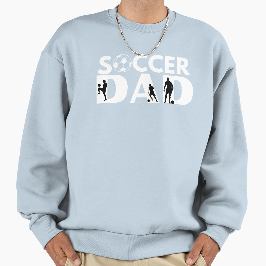Soccer Dad Sweatshirt - Minimalist Print Unisex - T-Shirt, Sweatshirt, Hoodie