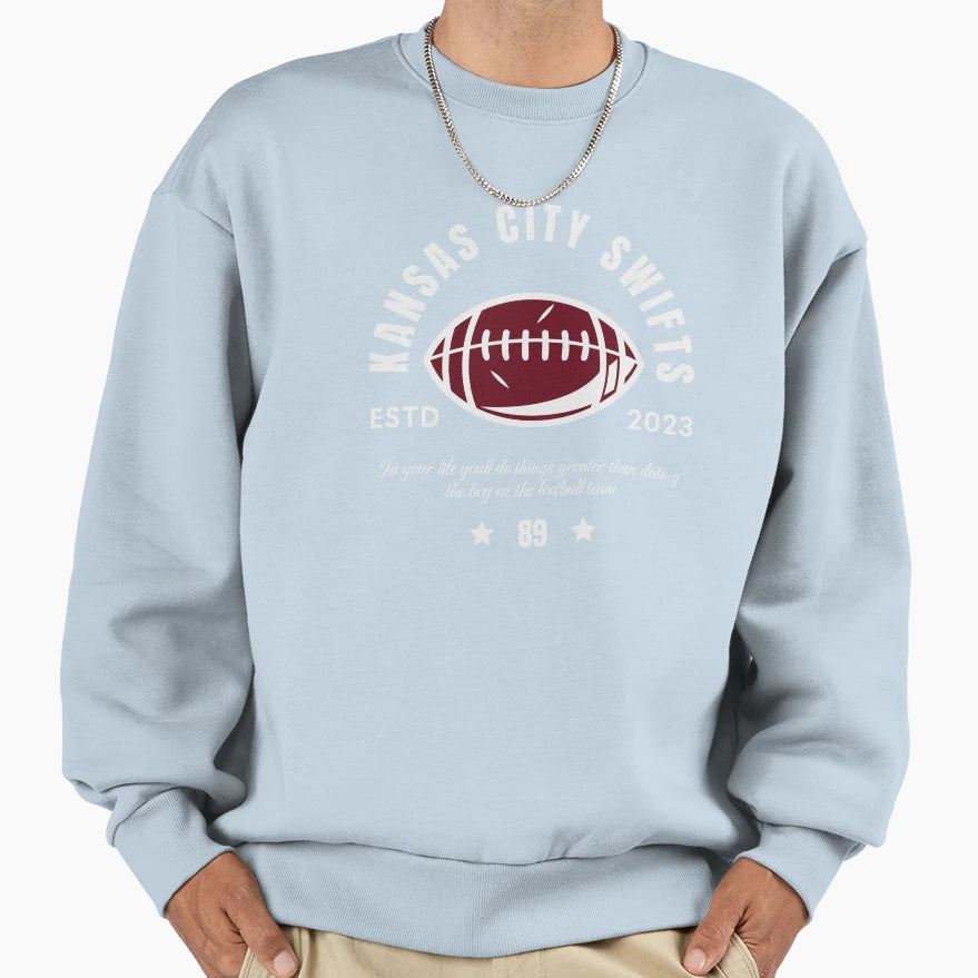 Kansas City Swifts American Football Sweatshirt - Custom Art Print Unisex - T-Shirt, Sweatshirt, Hoodie