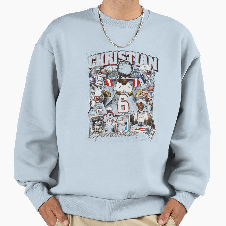 Christian Gonzalez Bootleg Sweatshirt - Minimalist Print for Adults - T-Shirt, Sweatshirt, Hoodie