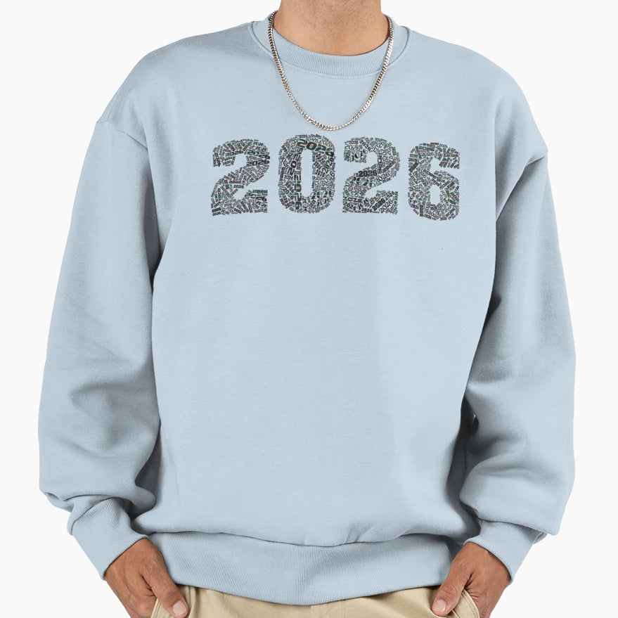 Scottish 2026 Typography Mosaic Sweatshirt - Custom Art Print Unisex - T-Shirt, Sweatshirt, Hoodie