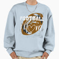 Football Mom Sweatshirt - Aesthetic Graphic Men Women - T-Shirt, Sweatshirt, Hoodie