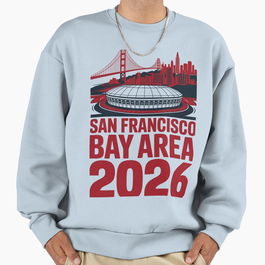 San Francisco Bay Area Golden Gate T-Shirt - Graphic Print for Adults - T-Shirt, Sweatshirt, Hoodie
