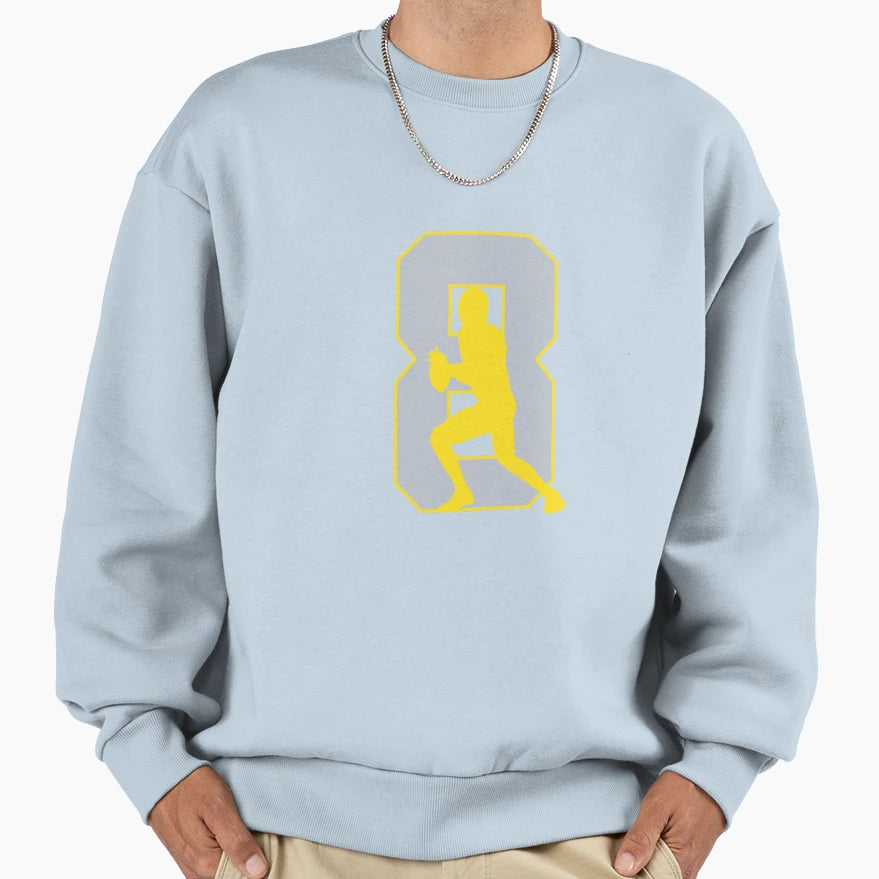 Oregon No 8 Sweatshirt - Minimalist Print for Adults - T-Shirt, Sweatshirt, Hoodie