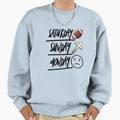Saturday Football Sunday Church Sweatshirt - Unique Graphic for Adults - T-Shirt, Sweatshirt, Hoodie