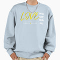 Love Football Yellow Sweatshirt - Custom Art Print Unisex - T-Shirt, Sweatshirt, Hoodie