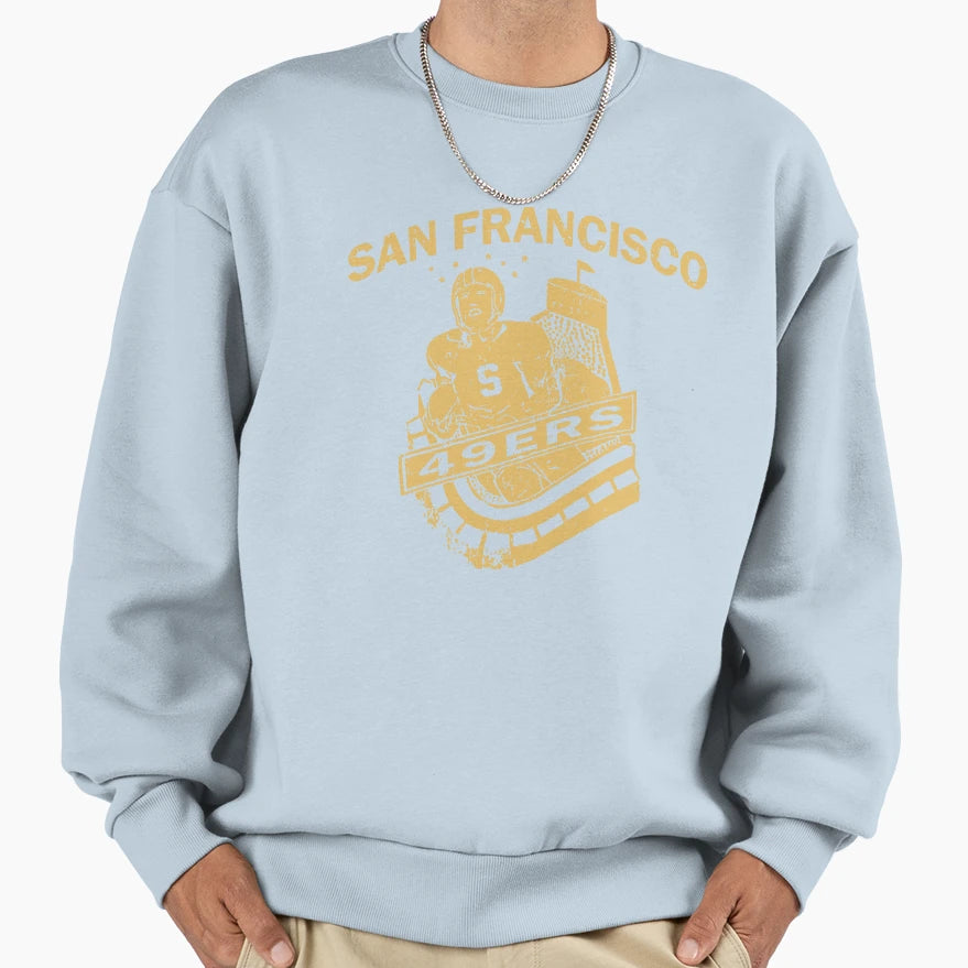 San Francisco 49Ers Sweatshirt - Aesthetic Graphic Men Women - T-Shirt, Sweatshirt, Hoodie