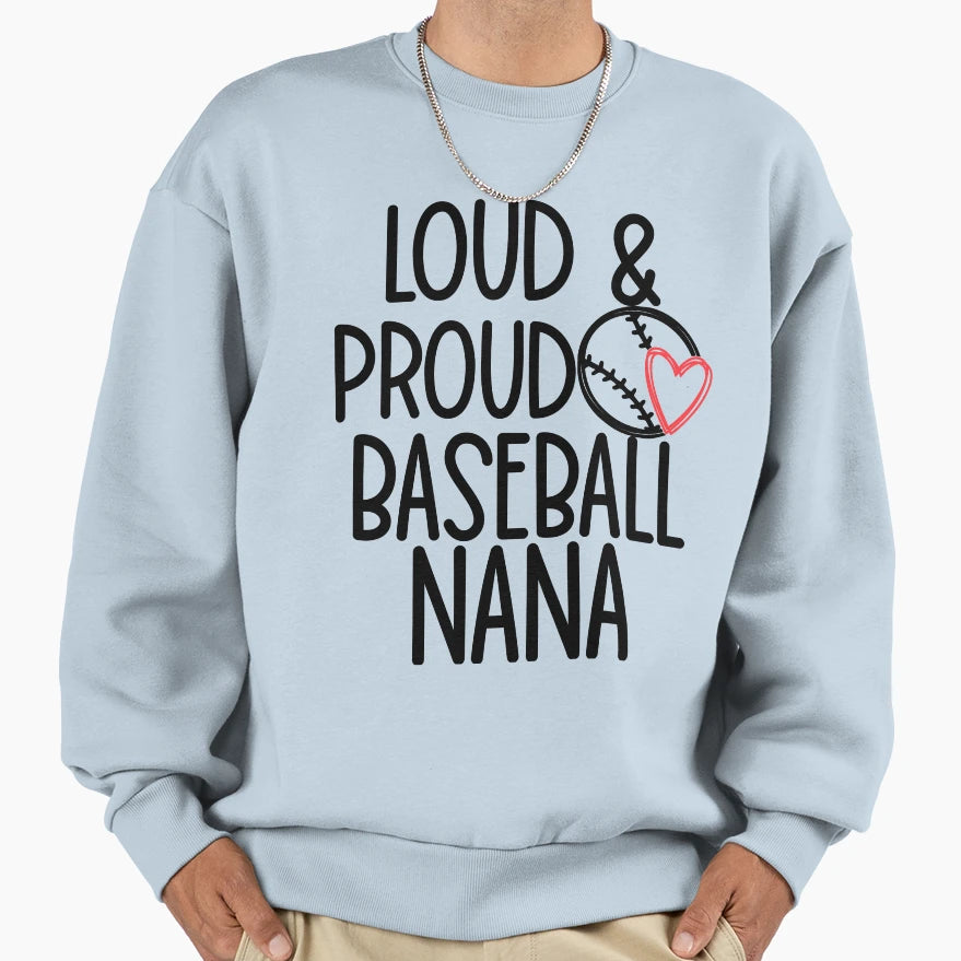 Funny Baseball Nana Gift Baseball T-Shirt - Novelty Apparel for Adults - T-Shirt, Sweatshirt, Hoodie
