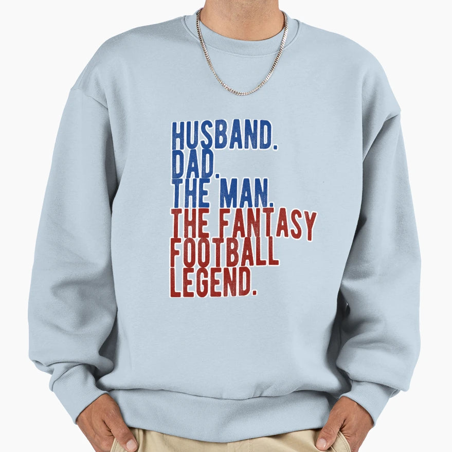 Fun Husband Dad Fantasy Sweatshirt - Graphic Print Men Women - T-Shirt, Sweatshirt, Hoodie