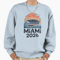 Miami 2026 Ocean Wave Football V10 T-Shirt - Novelty Apparel for Adults - T-Shirt, Sweatshirt, Hoodie