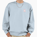Houston Letter H Helmet Face Mask Sweatshirt - Aesthetic Graphic for Adults - T-Shirt, Sweatshirt, Hoodie