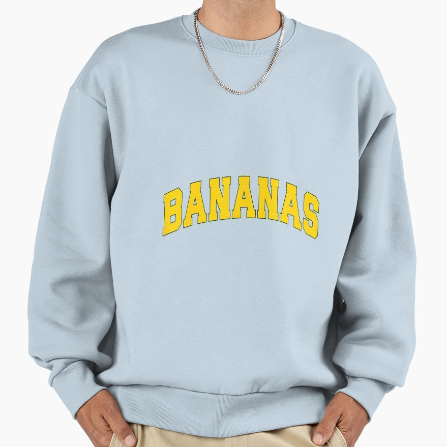Bananas Throwback Sweatshirt - Unique Graphic Unisex - T-Shirt, Sweatshirt, Hoodie