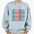 Soccer Nana Colorful Polka Dot Sweatshirt - Custom Art Print for Adults - T-Shirt, Sweatshirt, Hoodie