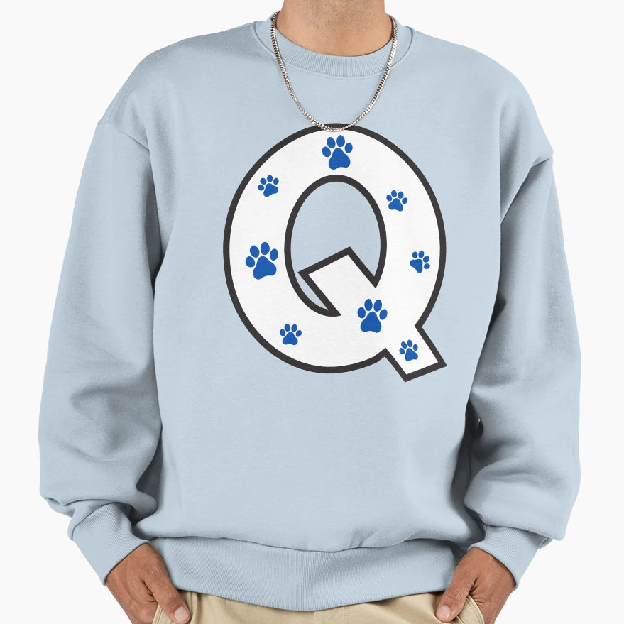 Paw Alphabet Sweatshirt - Trendy Graphic Men Women - T-Shirt, Sweatshirt, Hoodie