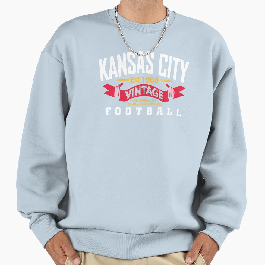 Kansas City Pro Football 1960 Sweatshirt - Graphic Print Men Women - T-Shirt, Sweatshirt, Hoodie