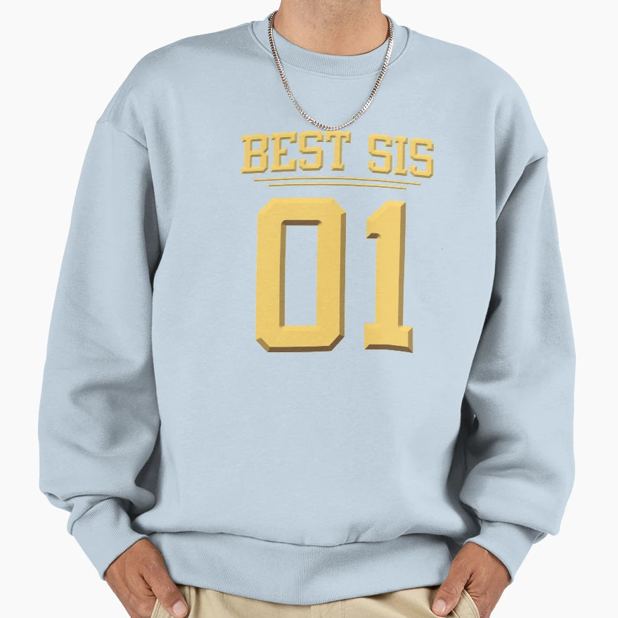 Number One Sister Best Sis Gift T-Shirt - Trendy Graphic Men Women - T-Shirt, Sweatshirt, Hoodie