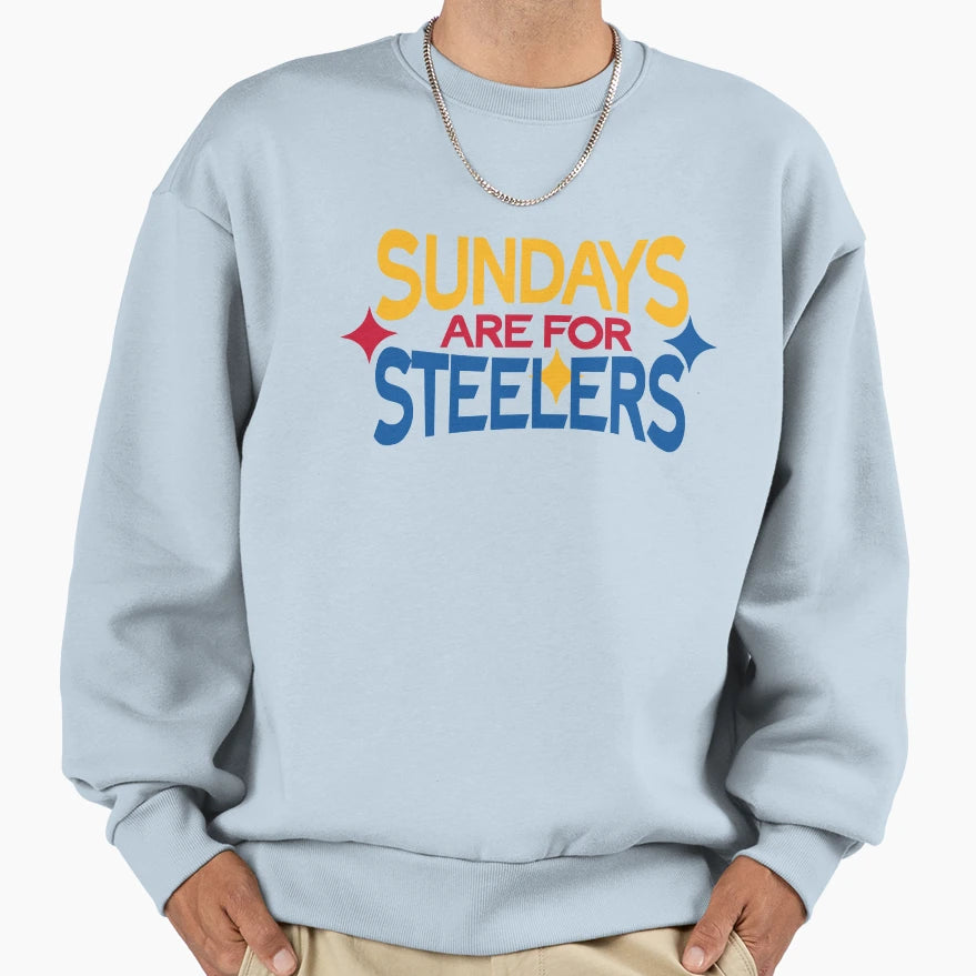 Sundays Are Steelers Sweatshirt - Graphic Print Unisex - T-Shirt, Sweatshirt, Hoodie