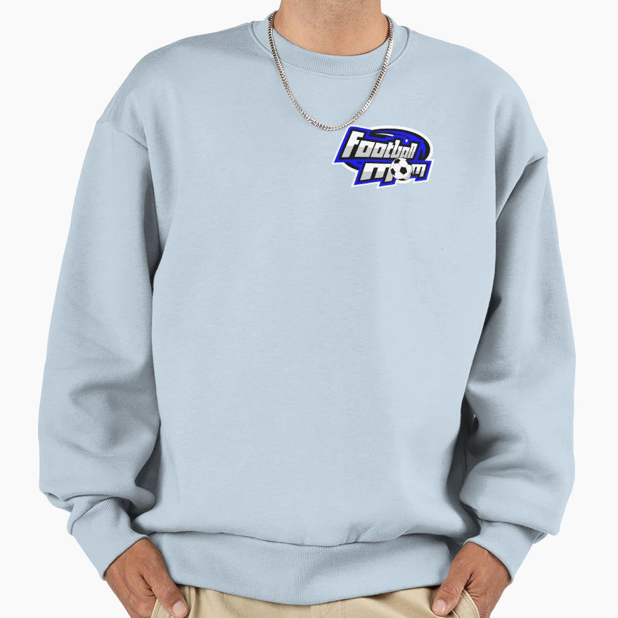 Football Mom Logo Sweatshirt - Custom Art Print Unisex - T-Shirt, Sweatshirt, Hoodie