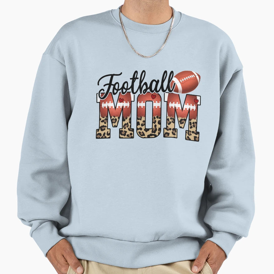 Football Mom Sweatshirt - Trendy Graphic Men Women - T-Shirt, Sweatshirt, Hoodie