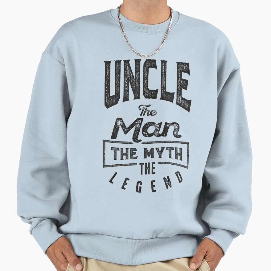 Uncle Legend Sweatshirt - Custom Art Print Men Women - T-Shirt, Sweatshirt, Hoodie