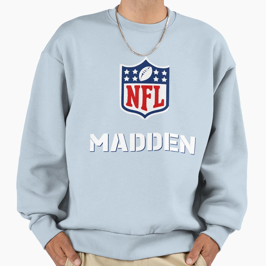 Maddenq Game Sweatshirt - Trendy Graphic Unisex - T-Shirt, Sweatshirt, Hoodie