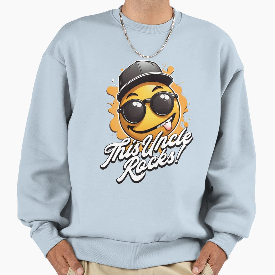 This Uncle Rocks Sweatshirt - Fun Novelty Design Men Women - T-Shirt, Sweatshirt, Hoodie