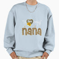 Love Being Sunflower Leopard Sweatshirt - Casual Everyday Wear Unisex - T-Shirt, Sweatshirt, Hoodie