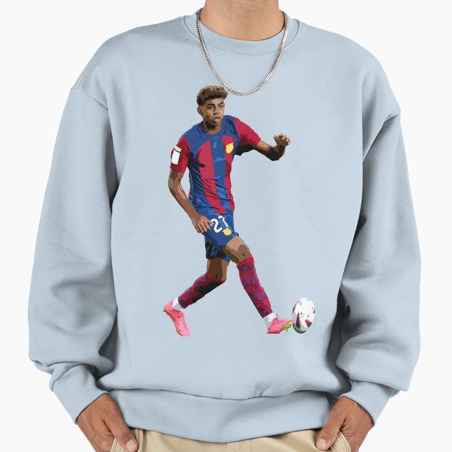 Lamine Yamal Sweatshirt - Custom Art Print for Adults - T-Shirt, Sweatshirt, Hoodie
