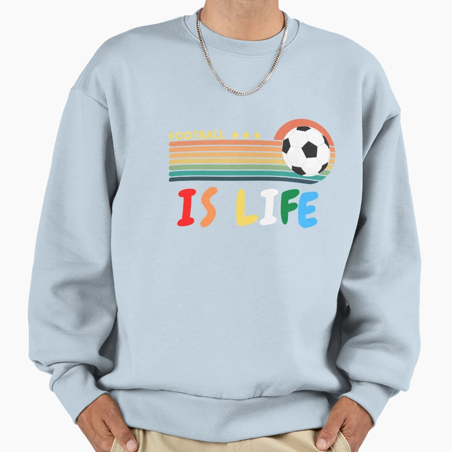 Futbol Is Life Shirts Pour Femmes T-Shirt - Fun Novelty Design for Adults - T-Shirt, Sweatshirt, Hoodie