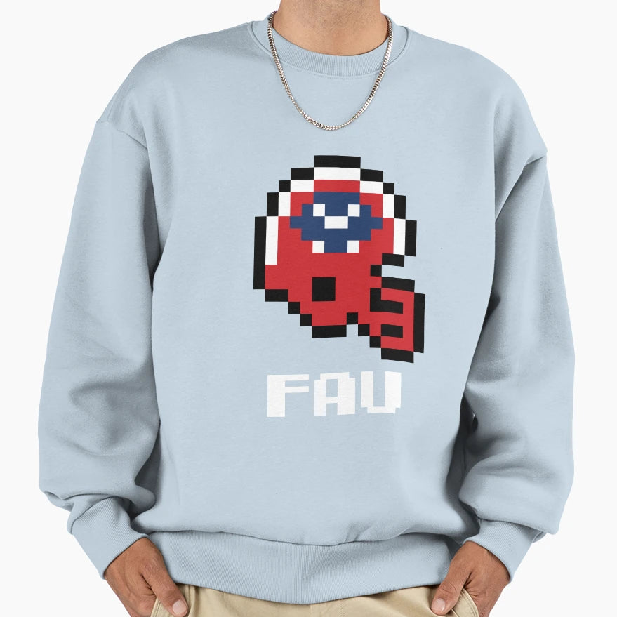 Florida Atlantic Owls Tecmo Super Sweatshirt - Aesthetic Graphic Unisex - T-Shirt, Sweatshirt, Hoodie