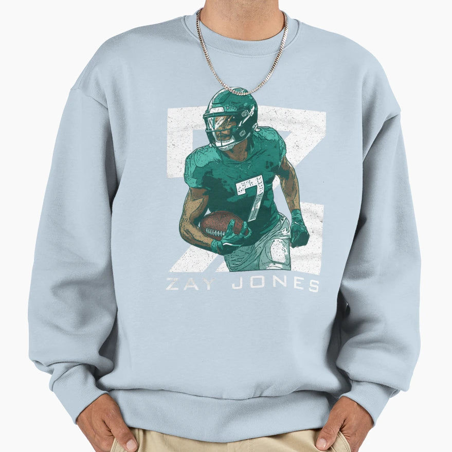Zay Jones Sweatshirt - Custom Art Print Men Women - T-Shirt, Sweatshirt, Hoodie